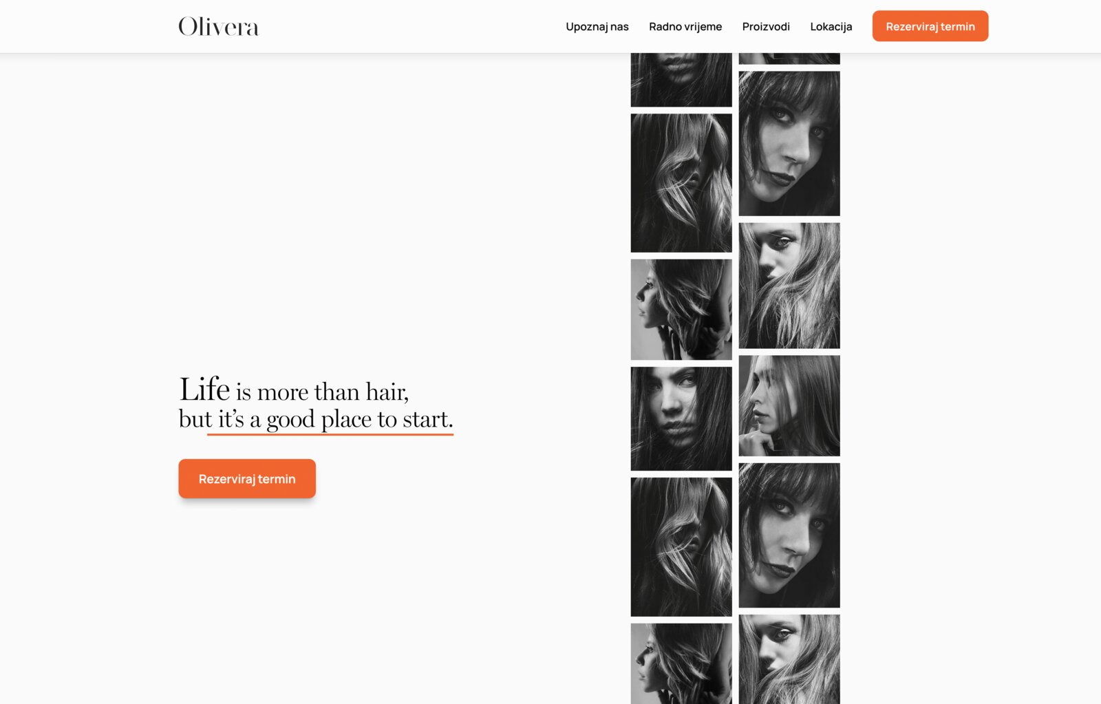 Olivera Hair Studio project thumbnail 3